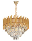 Lampa Wisząca Z Kryształami G062-CP 50CM ZŁOTA 1
