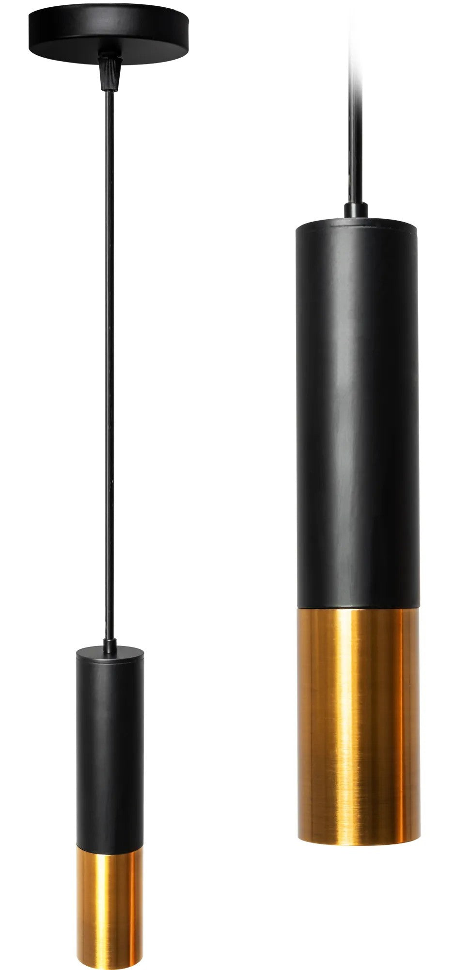 Lampa Sufitowa Wisząca Metalowa APP469-1CP Czarna 1