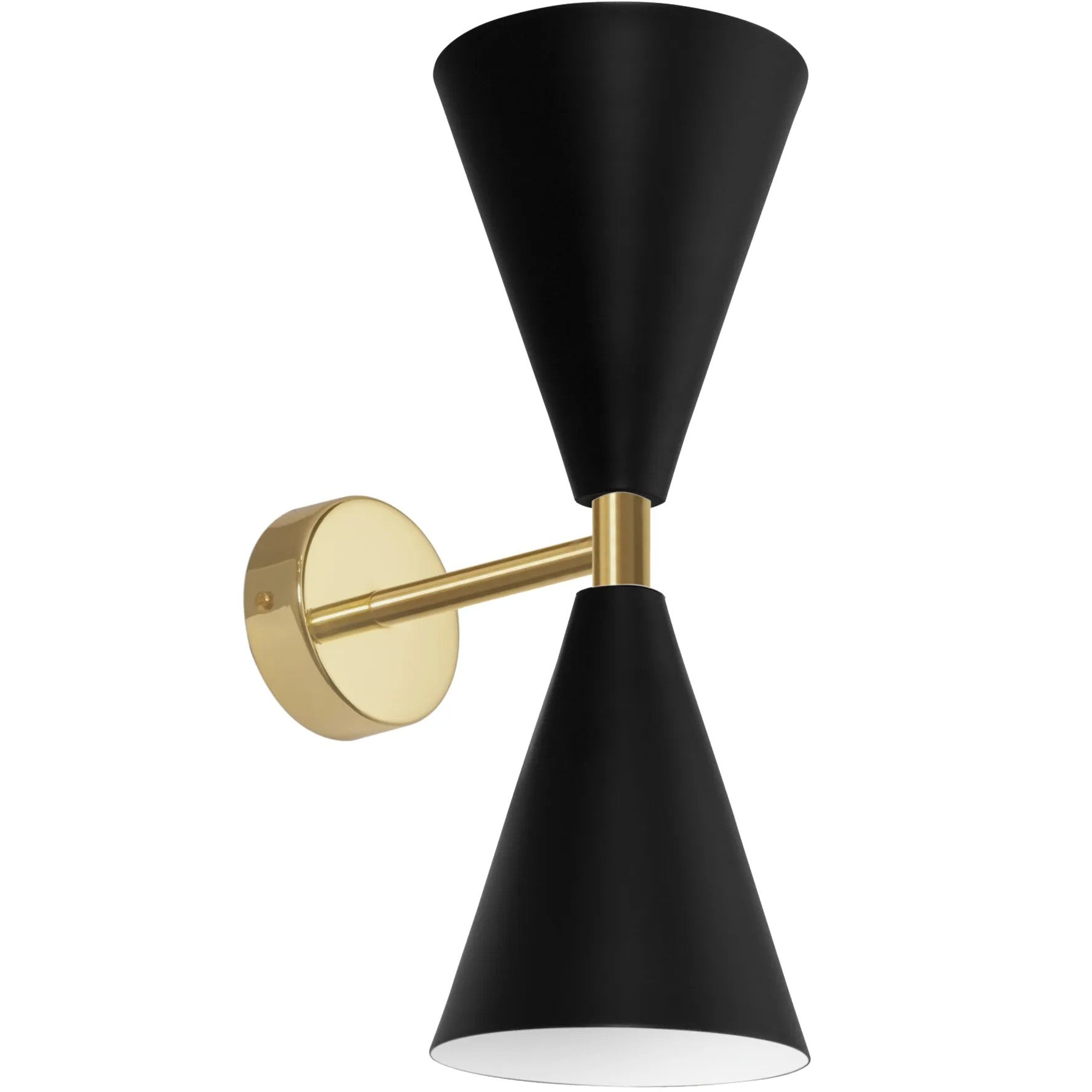 LAMPA ŚCIENNA KINKIET APP1140-2W Czarno-złota 1
