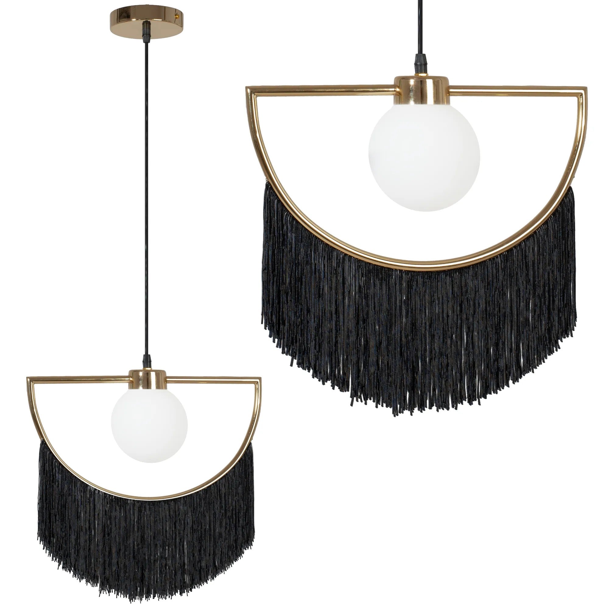 LAMPA SUFITOWA WISZĄCA APP968 Złota 1