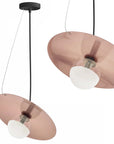 LAMPA SUFITOWA WISZĄCA APP1418-CP Czarna/różowe Złoto 1