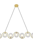 LAMPA SUFITOWA WISZĄCA APP1441-7CP Złota 1