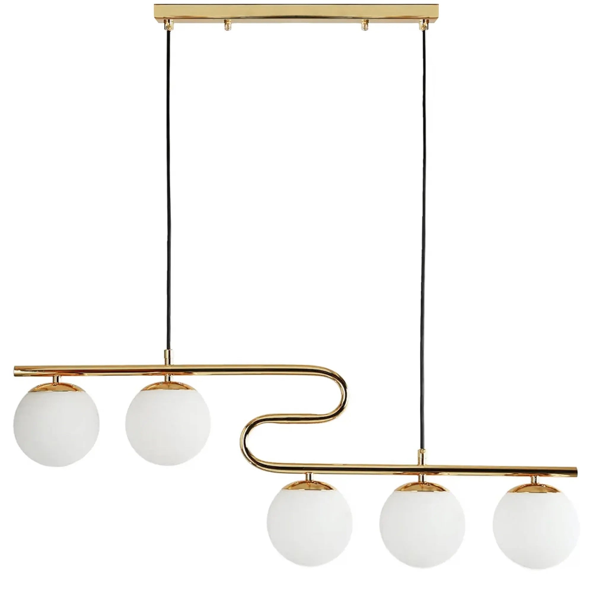 LAMPA SUFITOWA WISZĄCA Gold APP1599-5CP 1