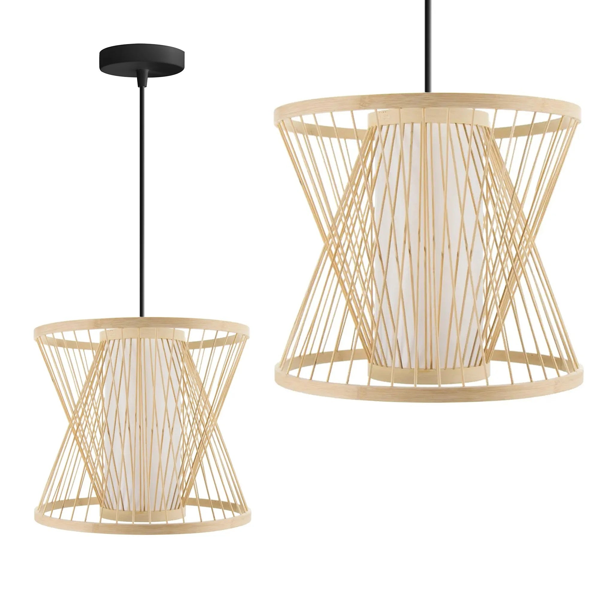 LAMPA WISZĄCA BAMBUSOWA APP1630-1CP 1