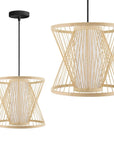 LAMPA WISZĄCA BAMBUSOWA APP1630-1CP 1