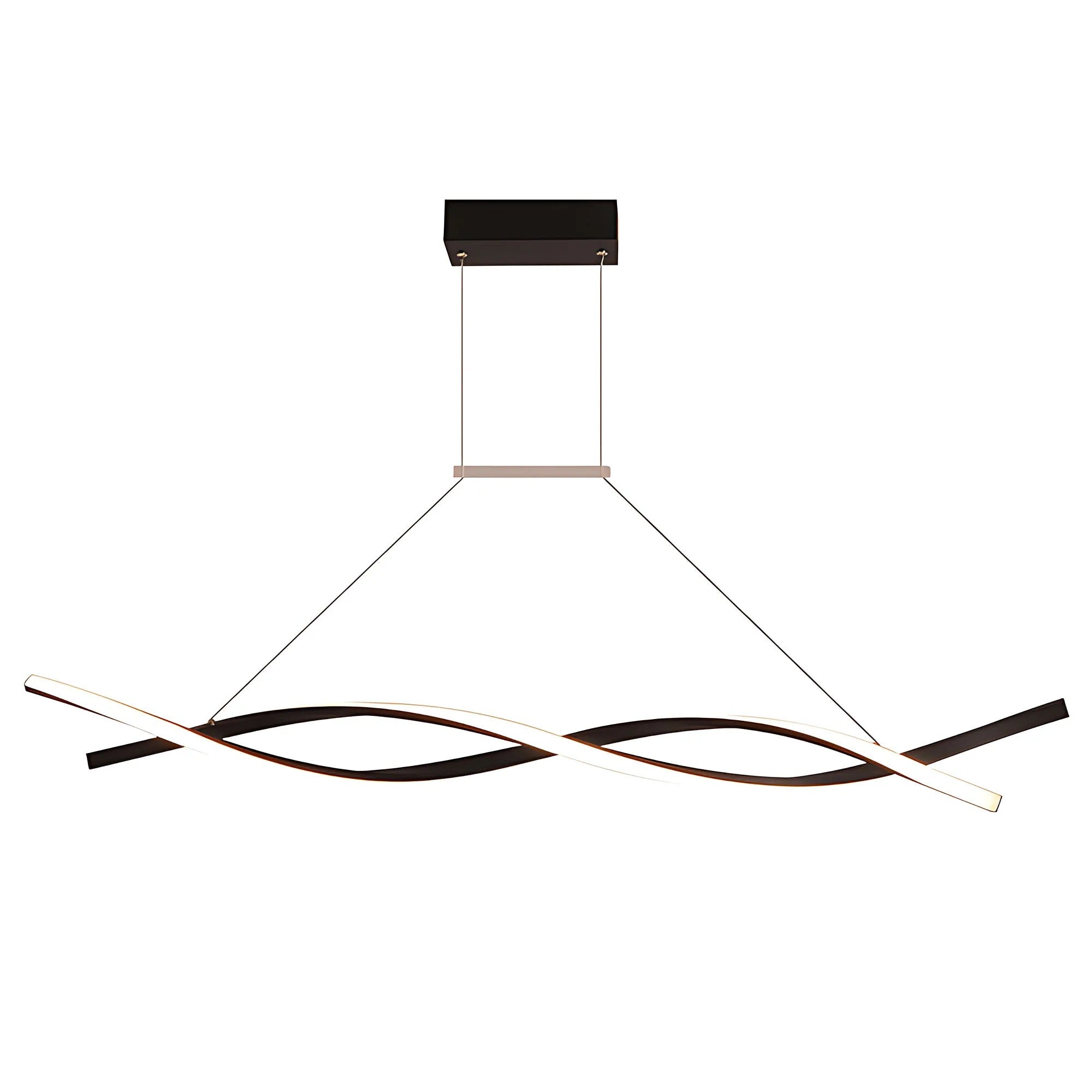 LAMPA SUFITOWA WISZĄCA LED LHJ020-CP CZARNA 1