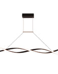 LAMPA SUFITOWA WISZĄCA LED LHJ020-CP CZARNA 1