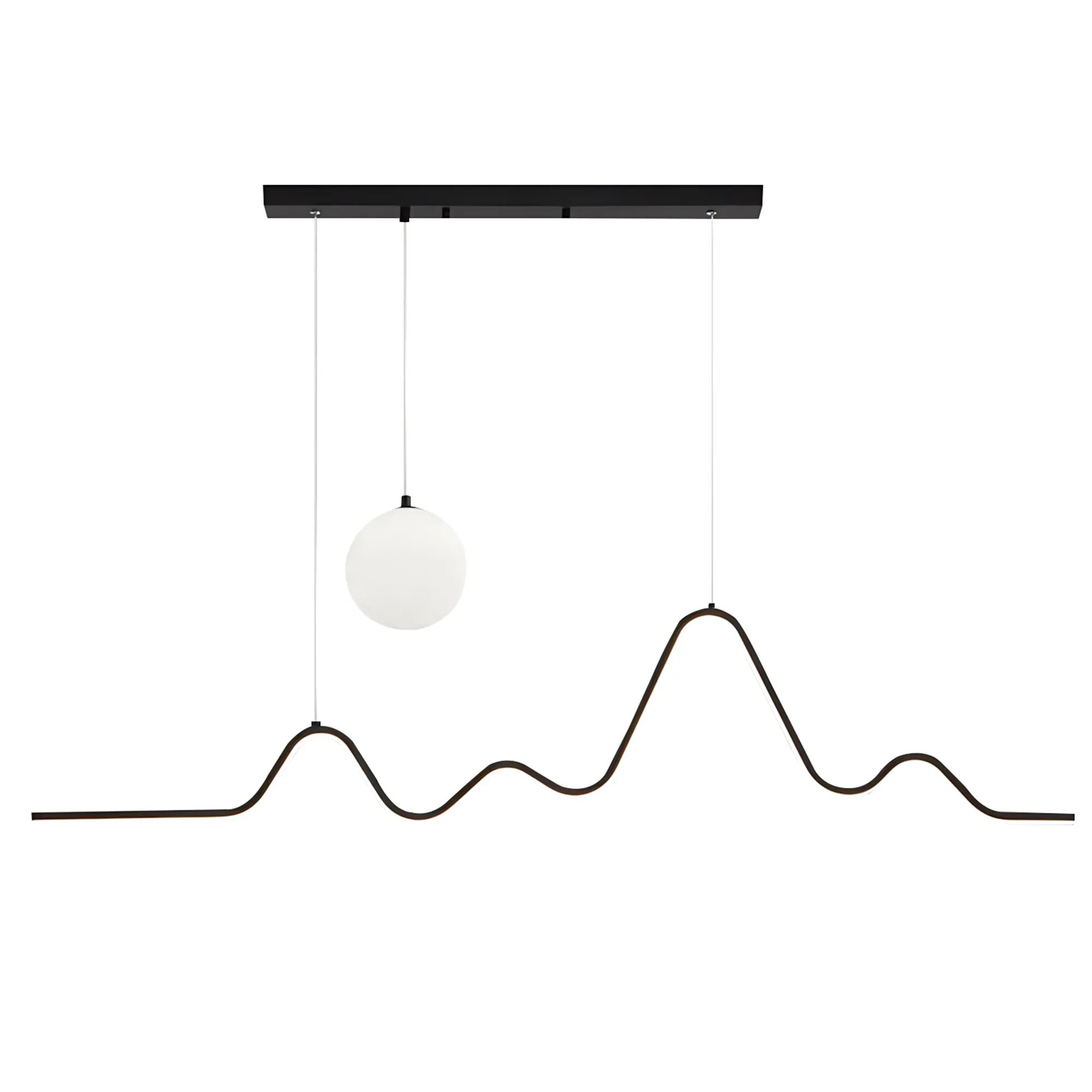 Lampa WISZĄCA LED LHJ033-CP 120 Cm CZARNA 1