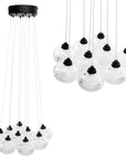 LAMPA SUFITOWA MS022-9CP Czarna 1