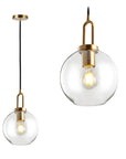 Lampa Sufitowa Wisząca Szklana Kula 20cm APP629-1CP 1