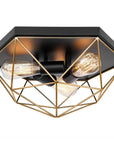 Lampa Sufitowa Plafon APP1094-3C Złota 1