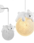 LAMPA ŚCIENNA KINKIET WHITE BEAR G161-1W 1