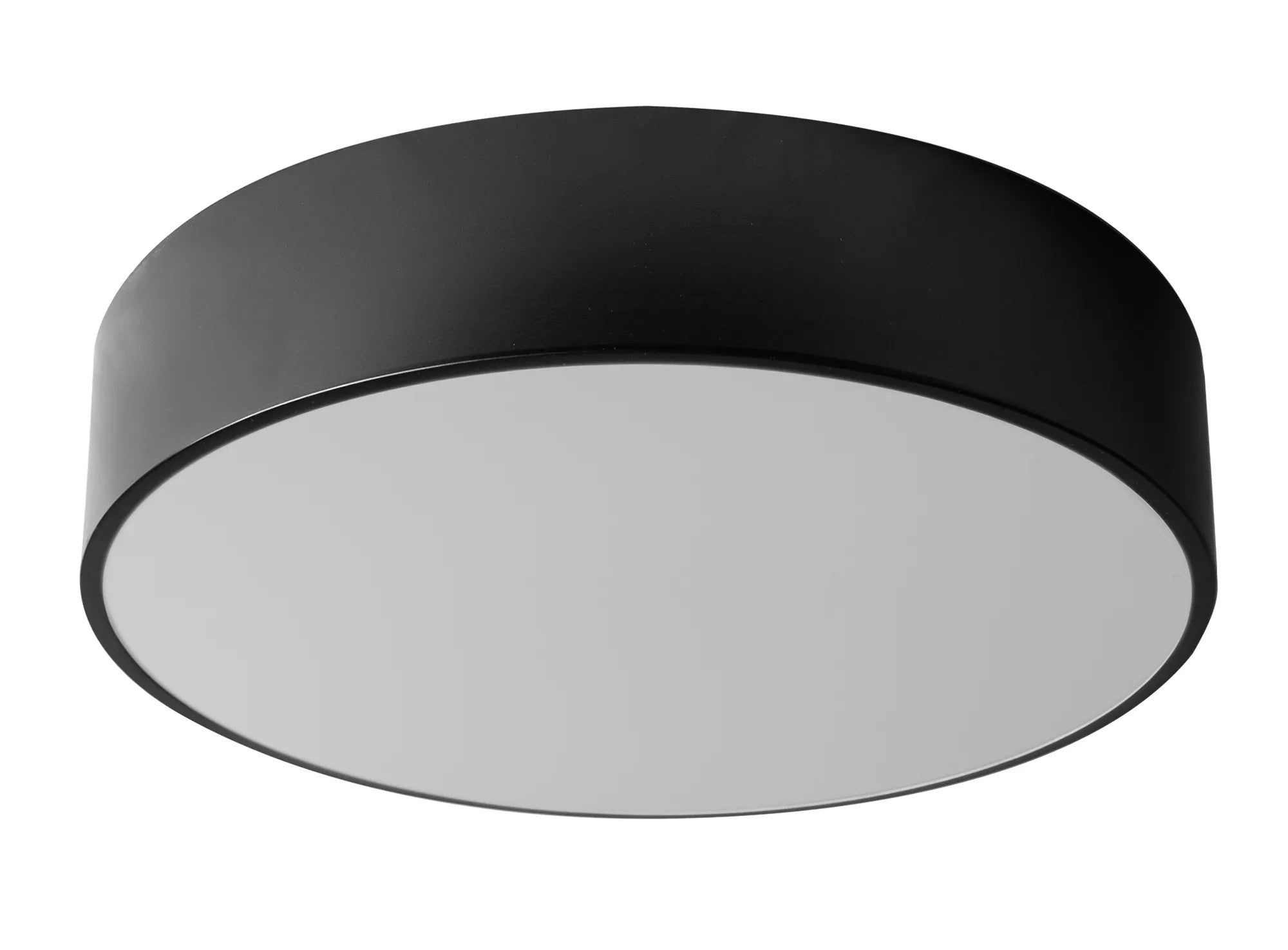 Lampa Plafon 40cm Okrągła Sufitowa App642-4c Czarna 1