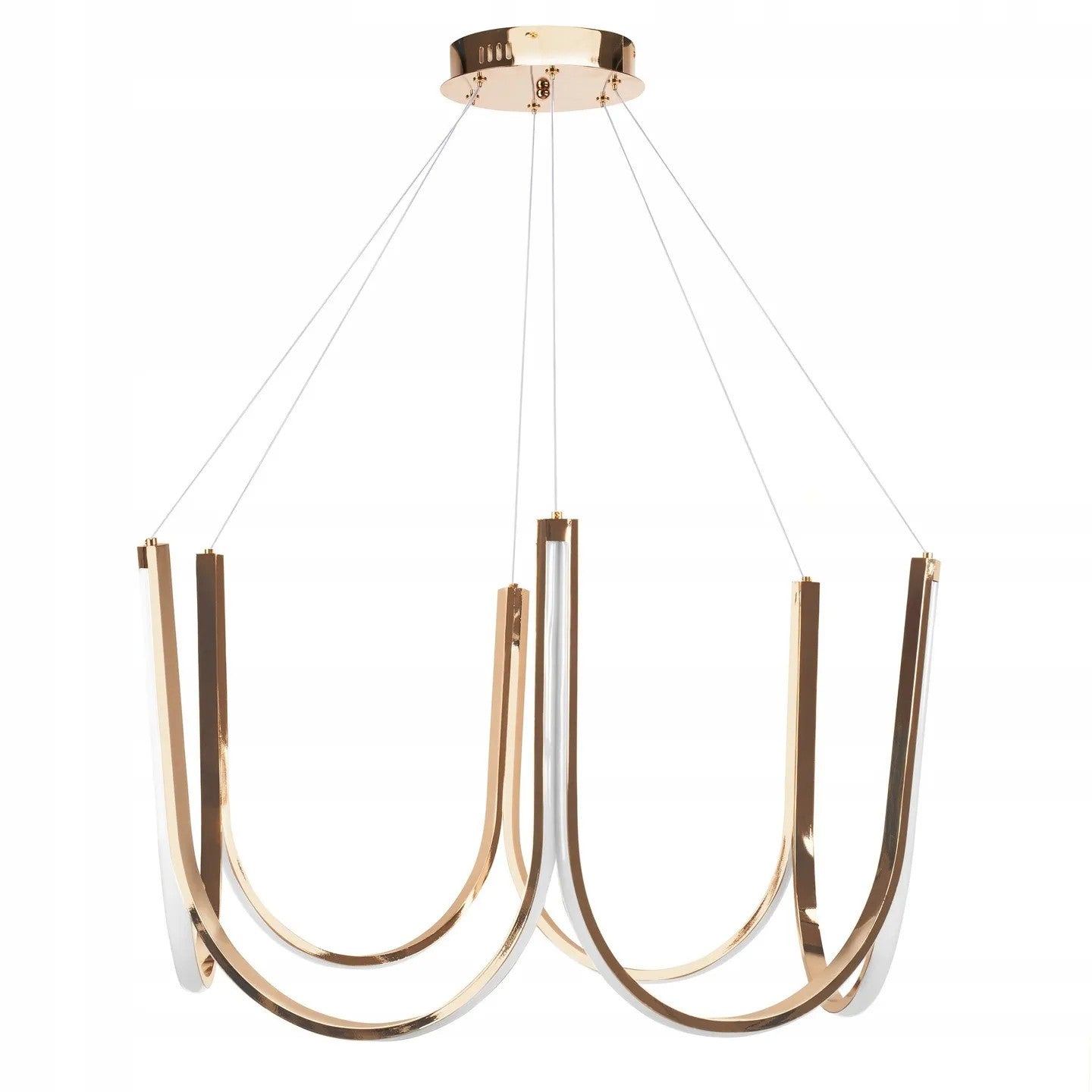 LAMPA WISZĄCA LED APP1749-CP Złota 1
