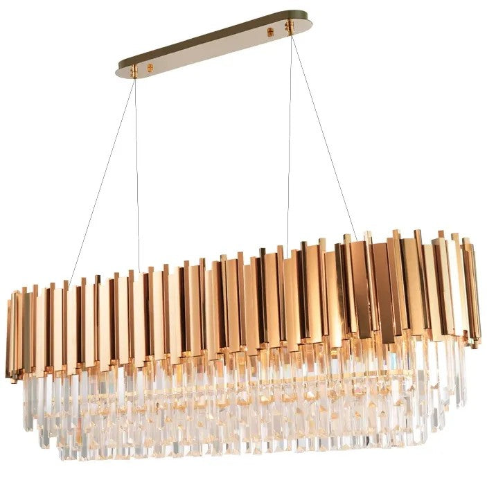 KRYSZTAŁOWA LAMPA SUFITOWA 312355 Złota 1