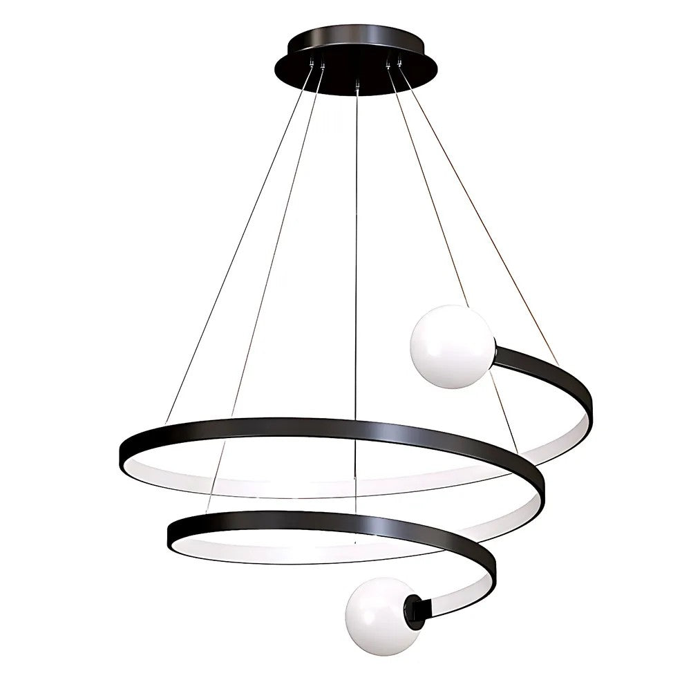 Lampa Wisząca LED LHJ029-CP CZARNA 1