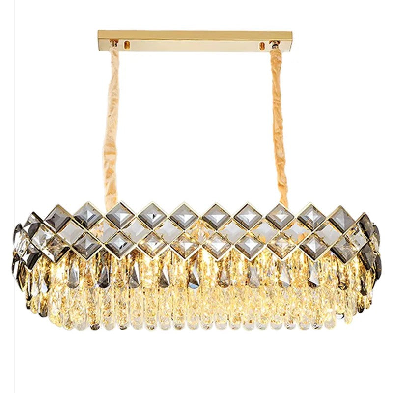 Lampa Kryształowa Wisząca APP1539-12CP80 Gold 1