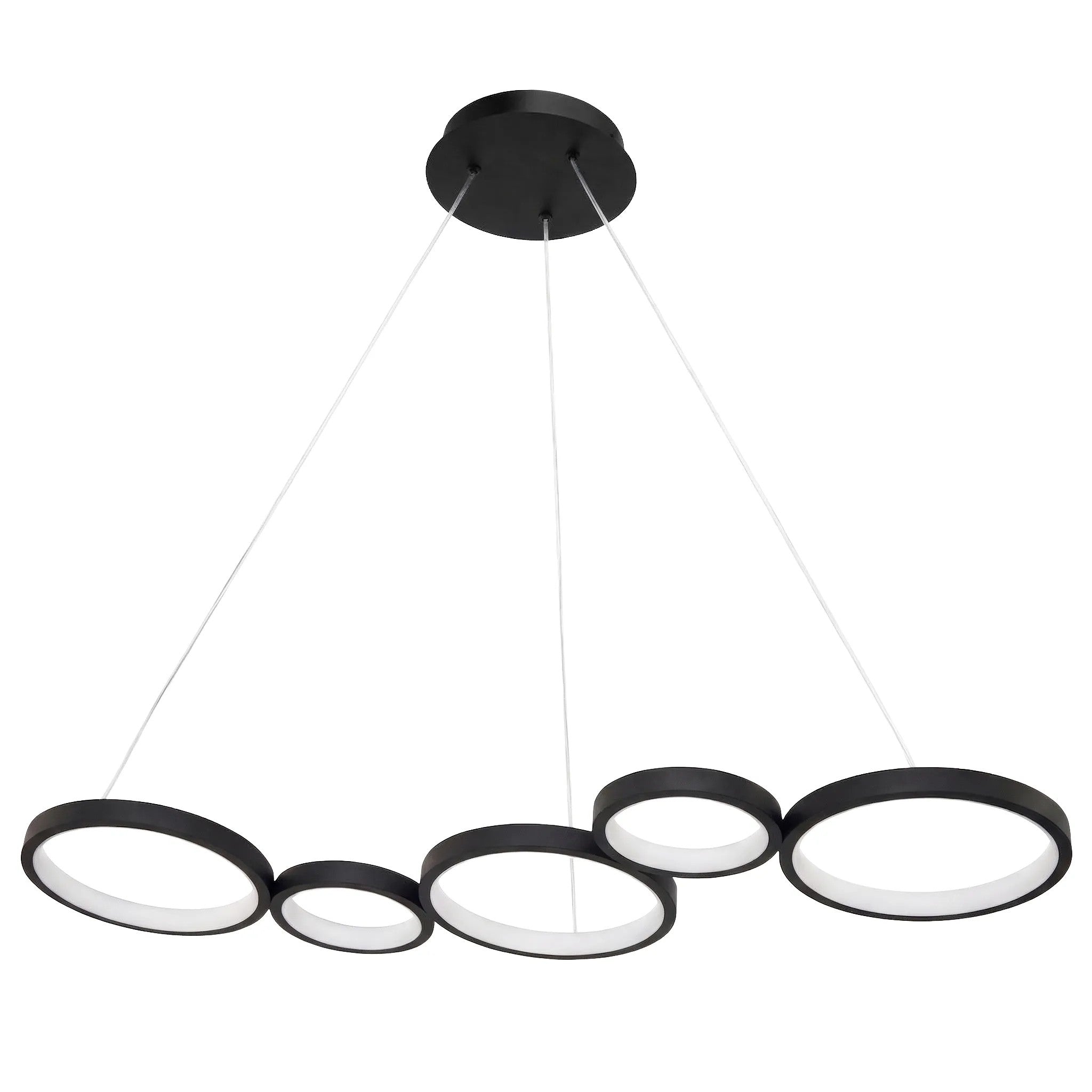 LAMPA SUFITOWA WISZĄCA APP1923-CP Czarna 1