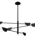 LAMPA SUFITOWA WISZĄCA APP1261-6CP BLACK 1