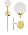 LAMPA KINKIET NOWOCZESNY 90cm APP582-1W Złota 1