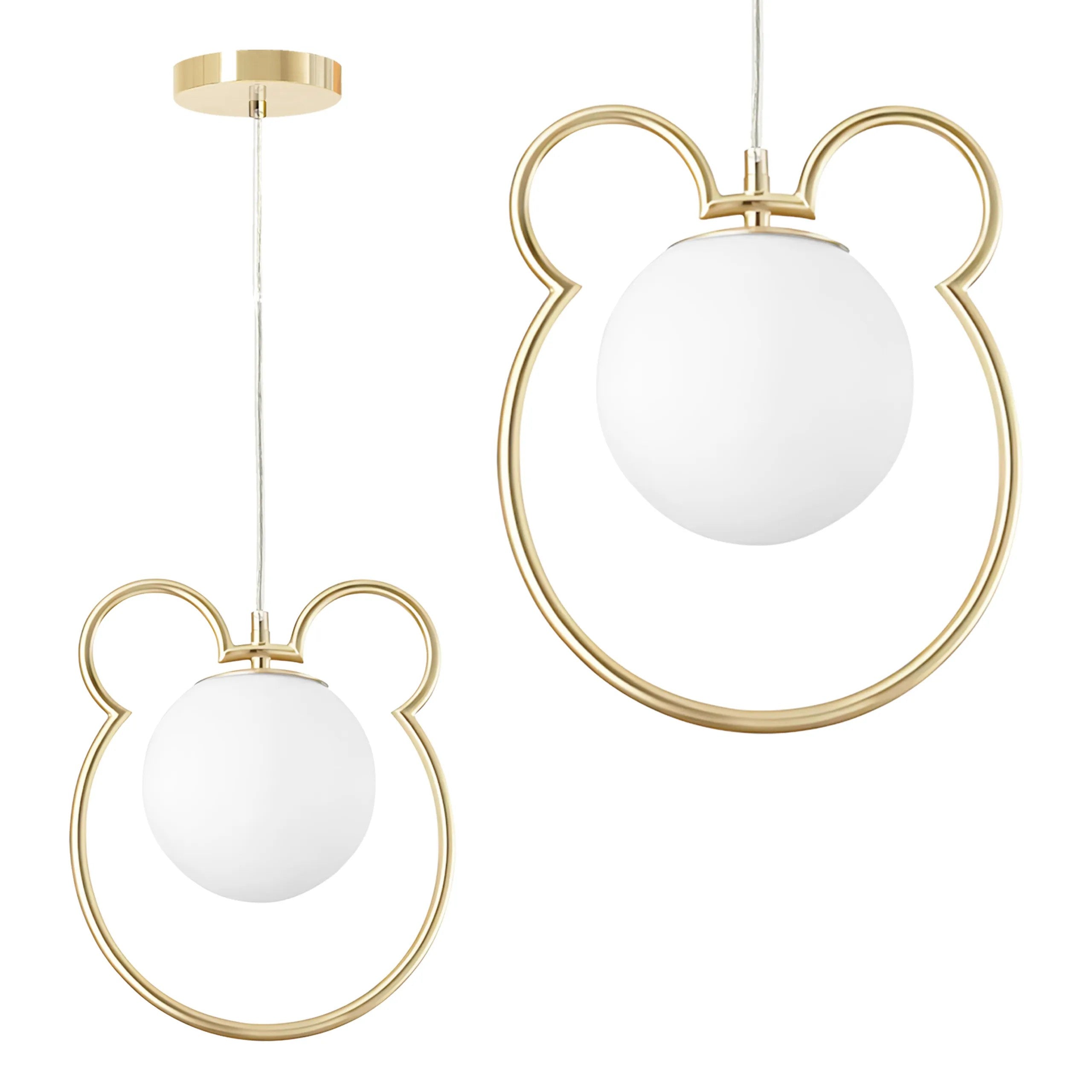 LAMPA SUFITOWA WISZĄCA Gold G105-1W 1