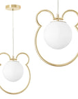 LAMPA SUFITOWA WISZĄCA Gold G105-1W 1