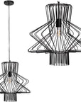 LAMPA SUFITOWA WISZĄCA APP1458-1CP 1