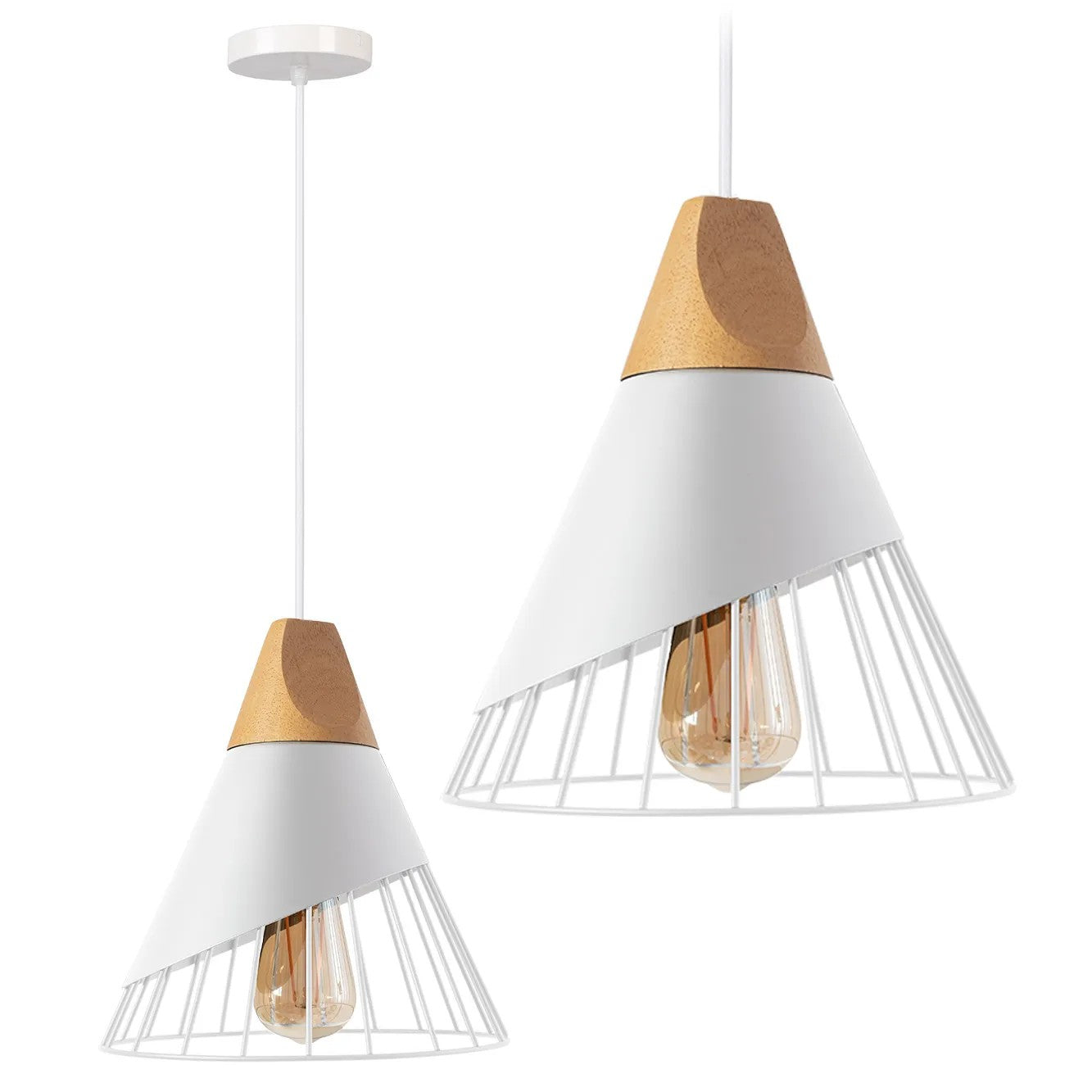 Lampa Sufitowa Wisząca Skandynawska Metal APP226-1CP 1