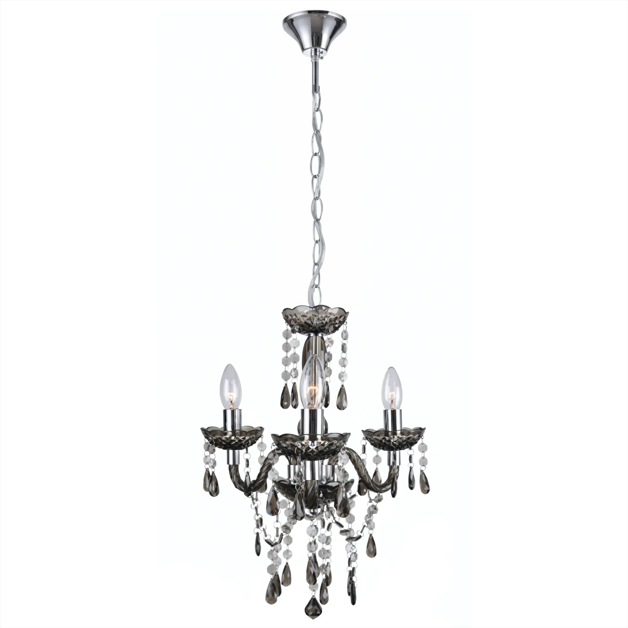 LAMPA SUFITOWA WISZĄCA EBT007-3CP GREY 1