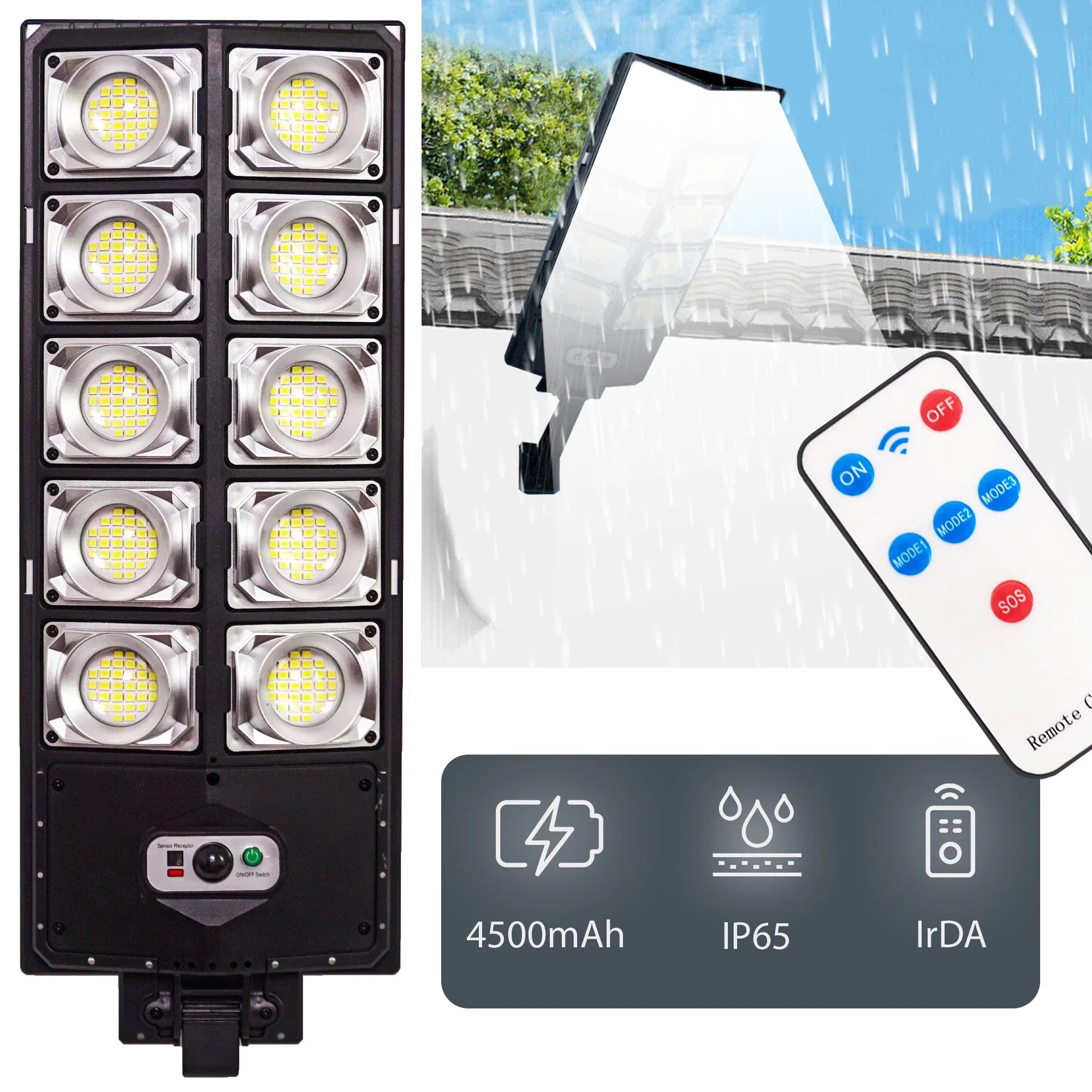 Lampa Solarna LED Z Czujnikiem Ruchu RSL017 1