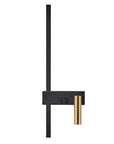 LAMPA ŚCIENNA KINKIET APP1439-W PRAWY BLACK GOLD 1