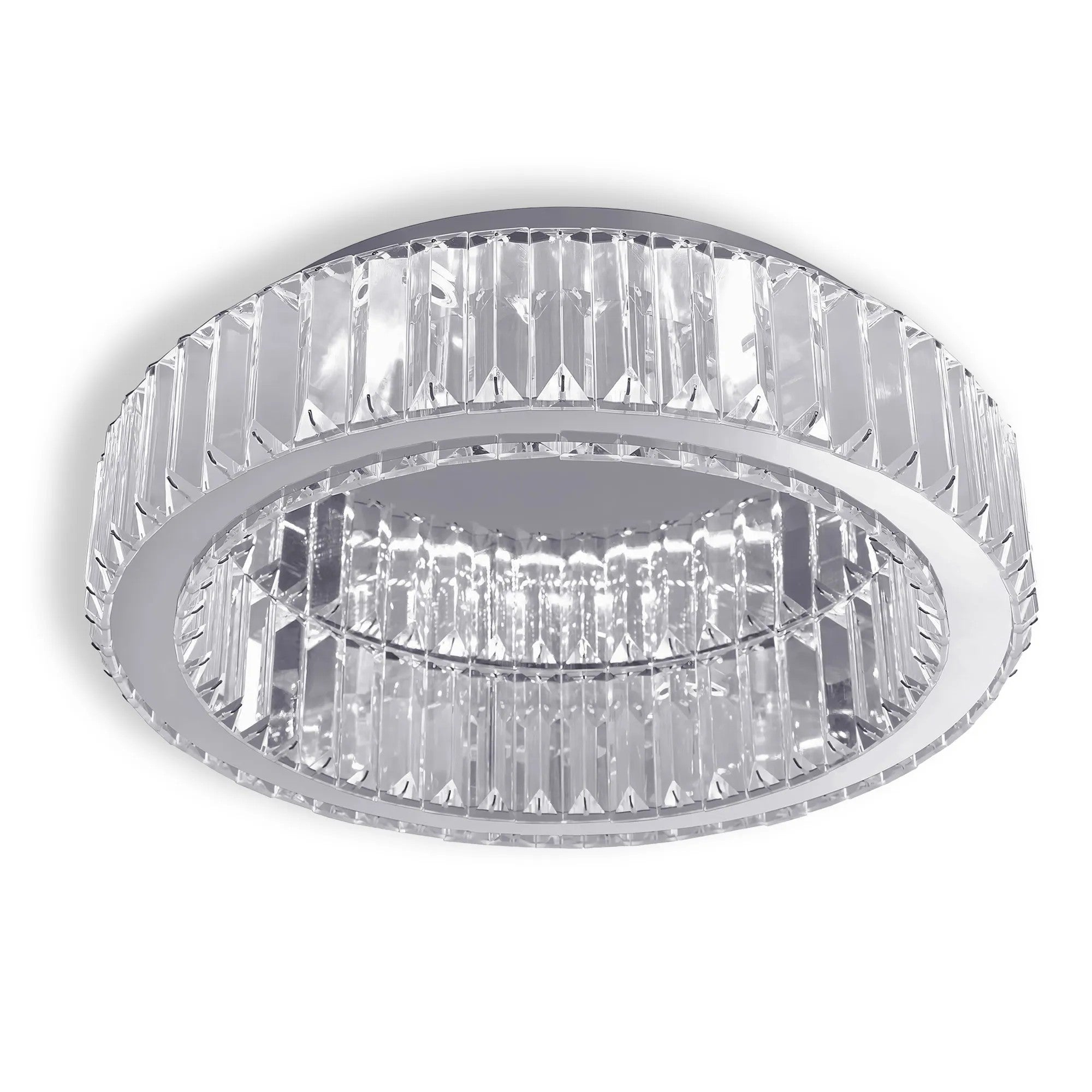 LAMPA KRYSZTAŁOWA PLAFON APP1742-C 40 Cm CHROM 1