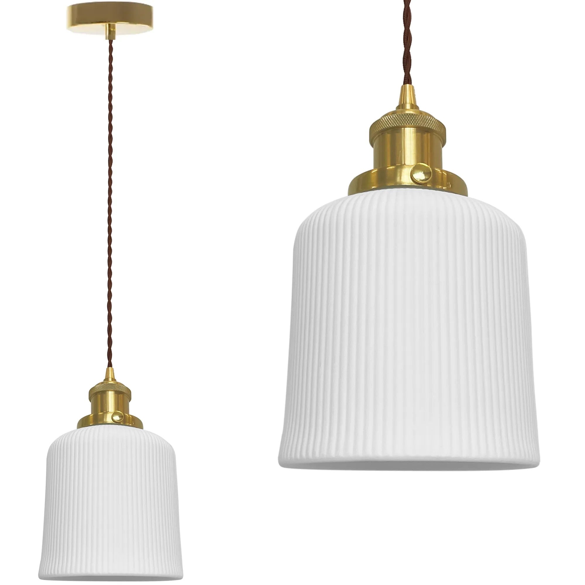 Lampa Wisząca APP1173 Biała 1