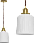 Lampa Wisząca APP1173 Biała 1