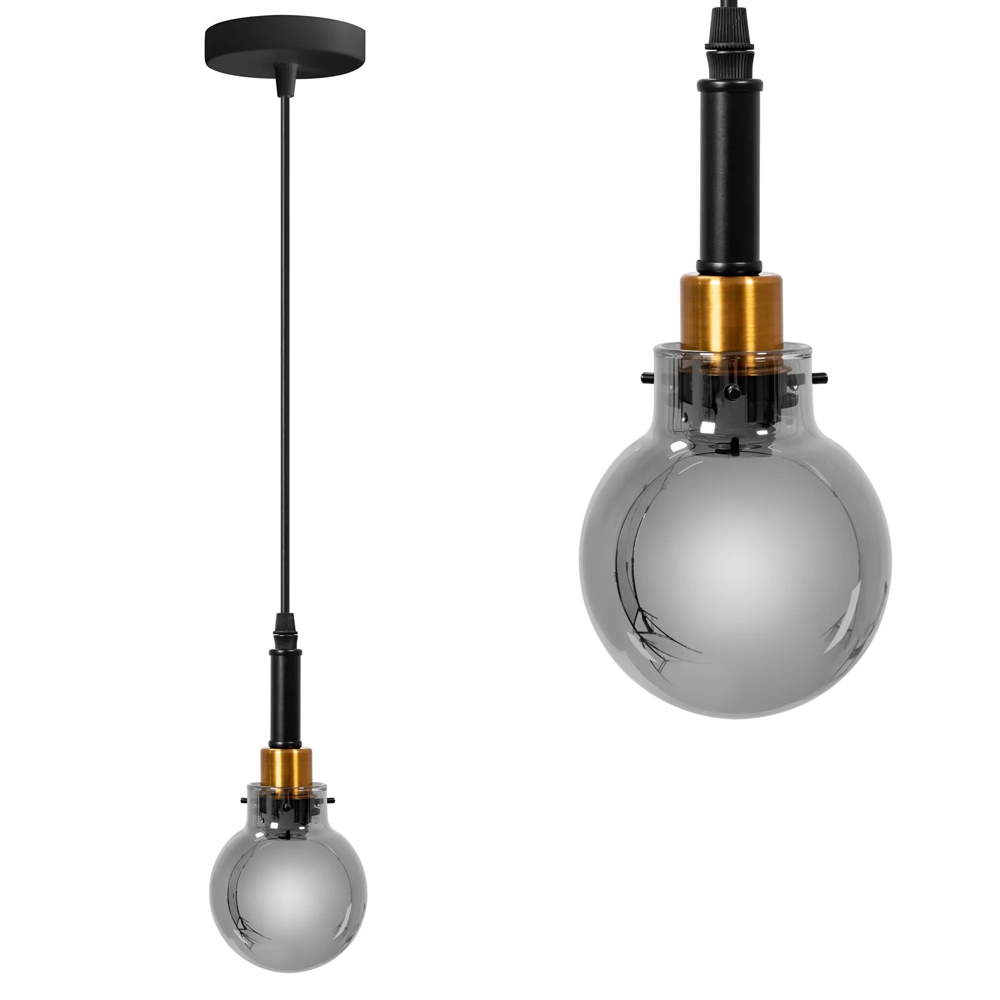 Lampa Wisząca APP1124-1CP Black Gold 1
