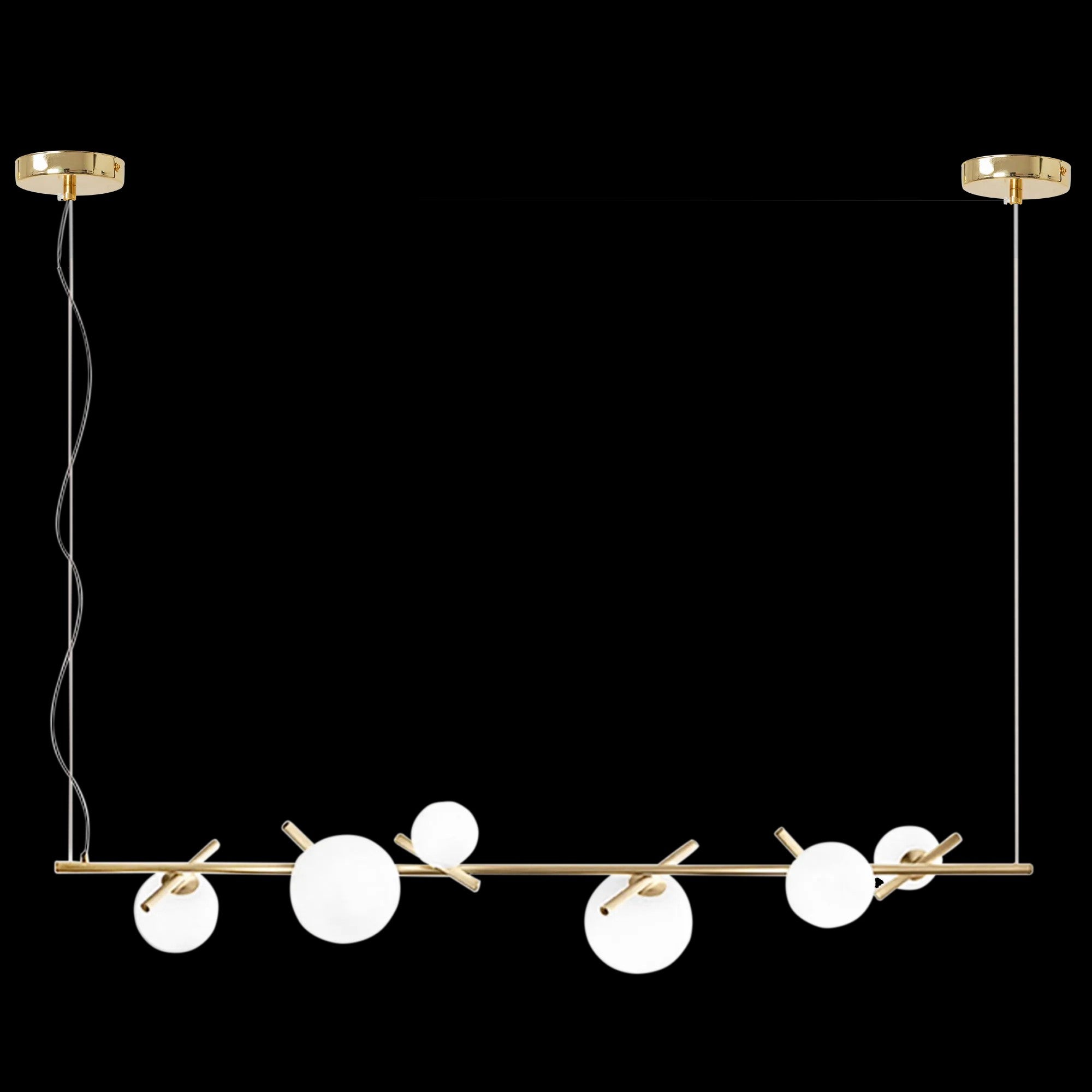 LAMPA SUFITOWA WISZĄCA Gold APP1664-6CP 1