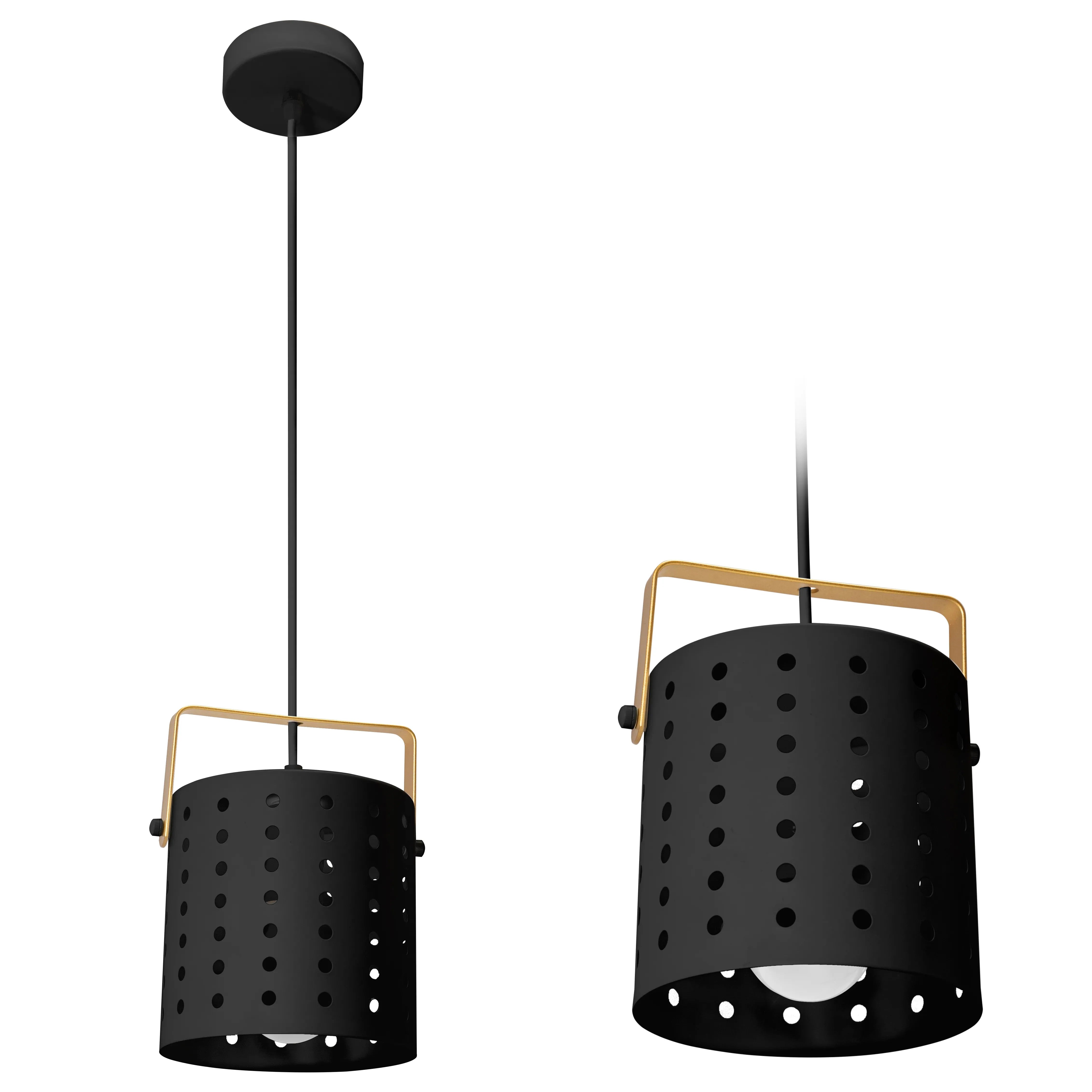 Lampa Sufitowa Nowoczesna APP956-1CP Czarna 1