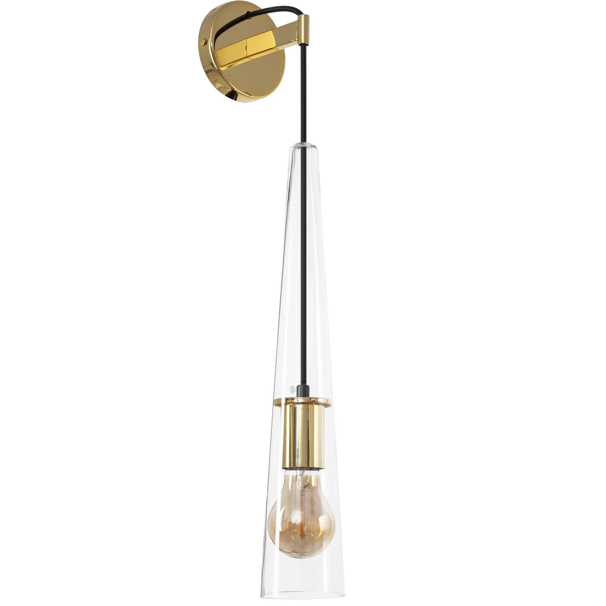 LAMPA ŚCIENNA KINKIET APP896-1W Złota 1