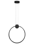LAMPA SUFITOWA WISZĄCA LED APP1395-CP BLACK 40cm 1