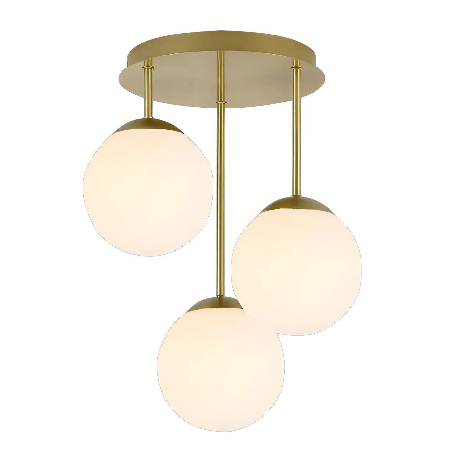 LAMPA SUFITOWA WISZĄCA APP1817-3CPR GOLD 1