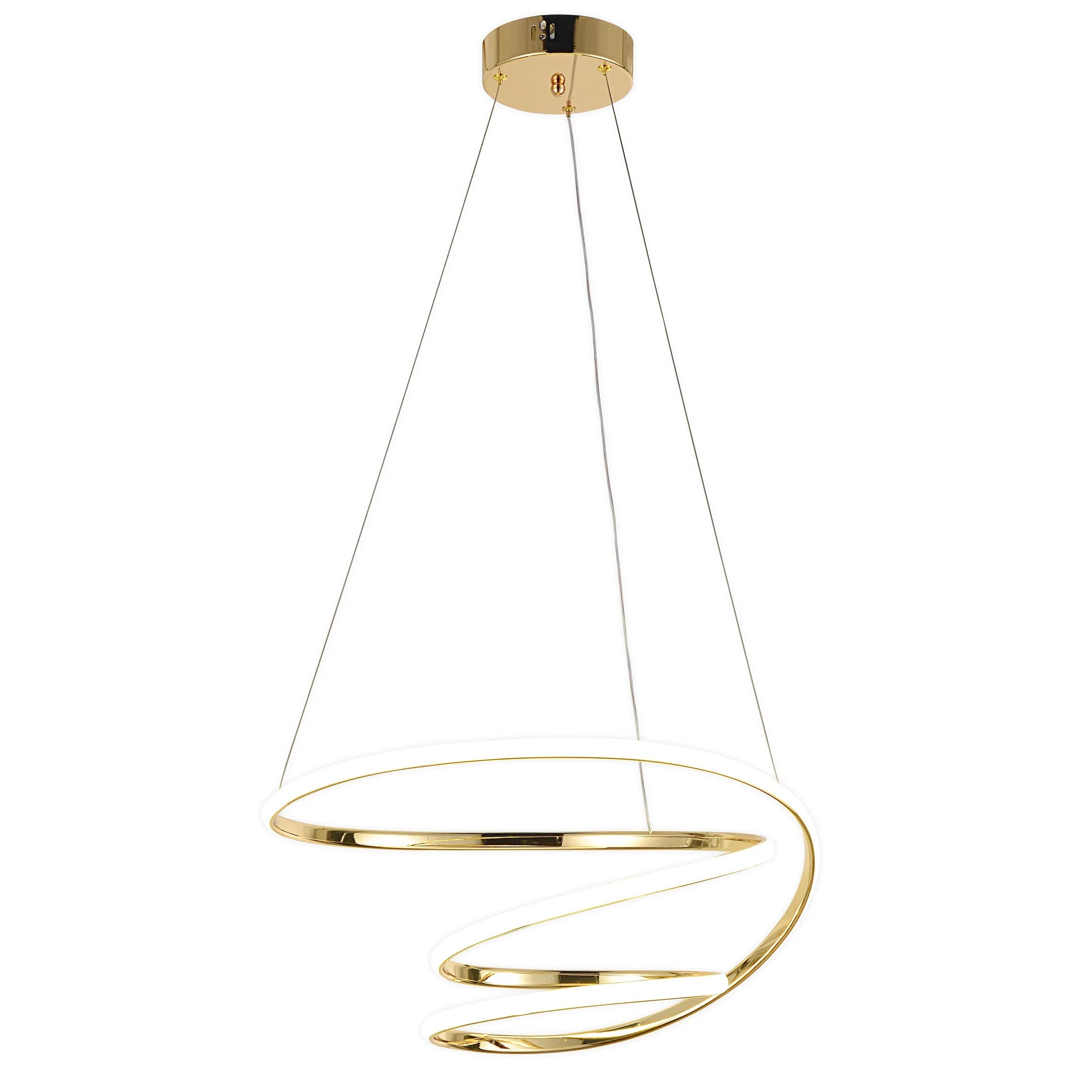 Lampa Sufitowa Nowoczesna LED G080-1CP Złota 1