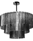 LAMPA SUFITOWA WISZĄCA APP1678-8CP SZARA 1