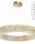 LAMPA SUFITOWA WISZĄCA LED APP1569-CP Gold 80cm 1