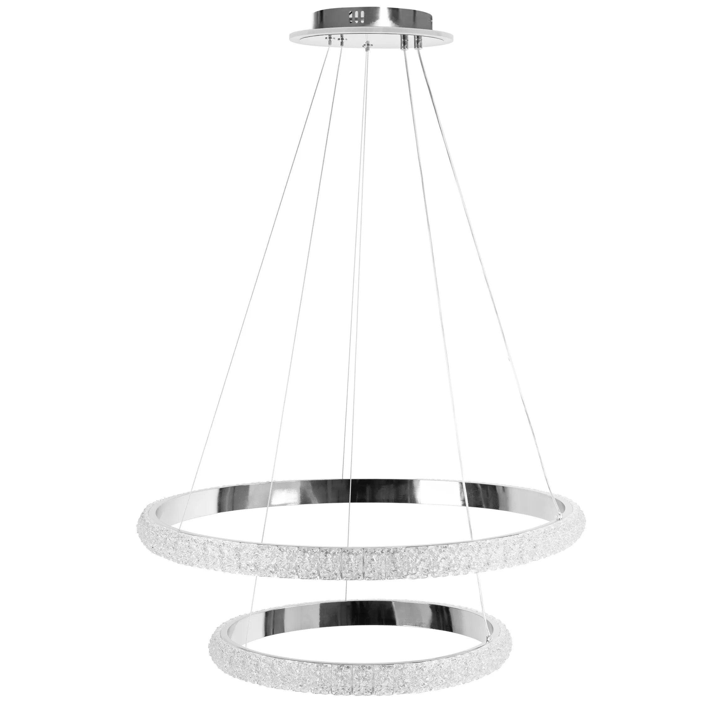 LAMPA WISZĄCA LED G046-2CP CHROME 1