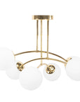 LAMPA WISZĄCA SUFITOWA ZŁOTA APP1577-6C 1
