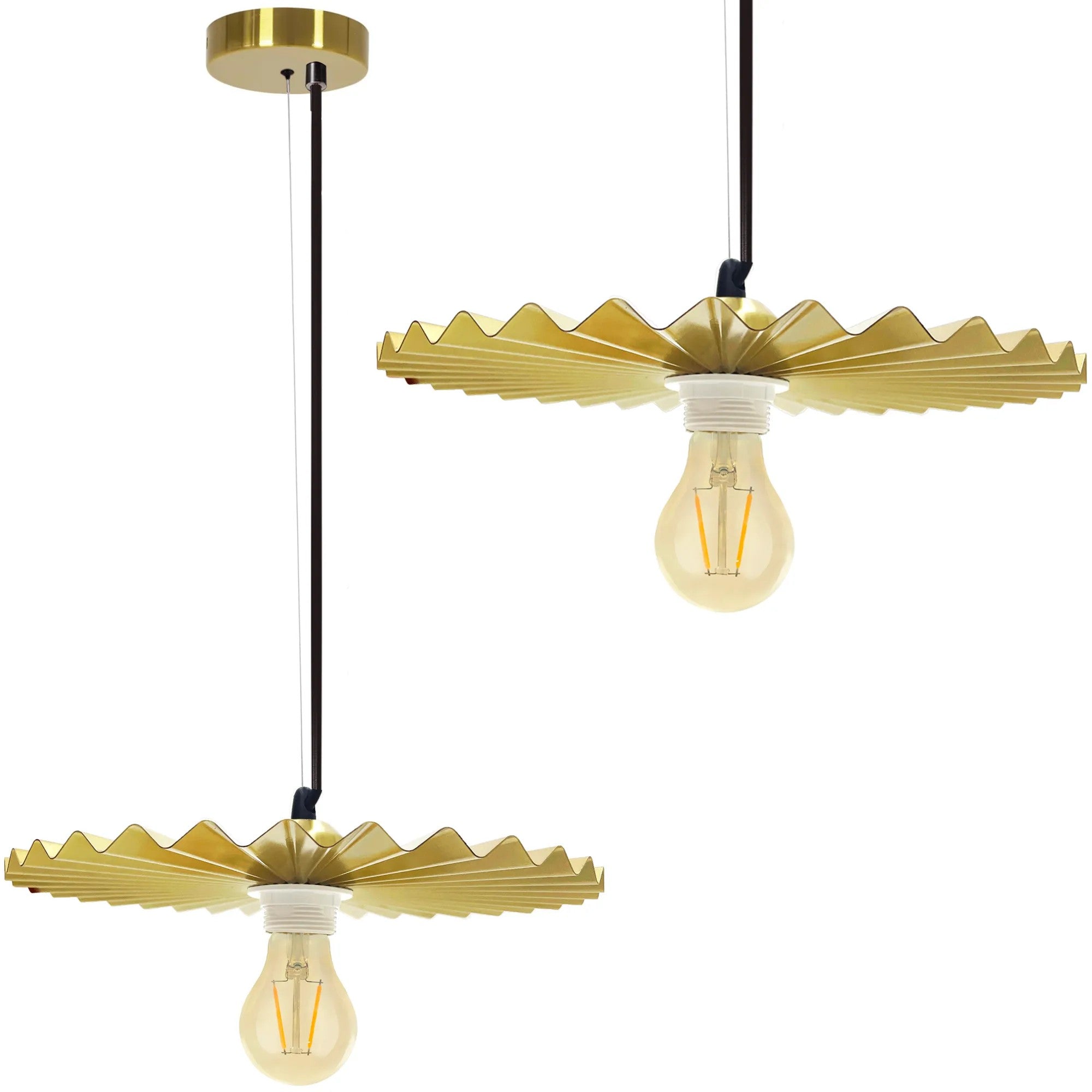 LAMPA SUFITOWA WISZĄCA APP1453-1CP Gold 1
