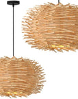 LAMPA SUFITOWA WISZĄCA BOHO NATURAL APP1486-1CP 1