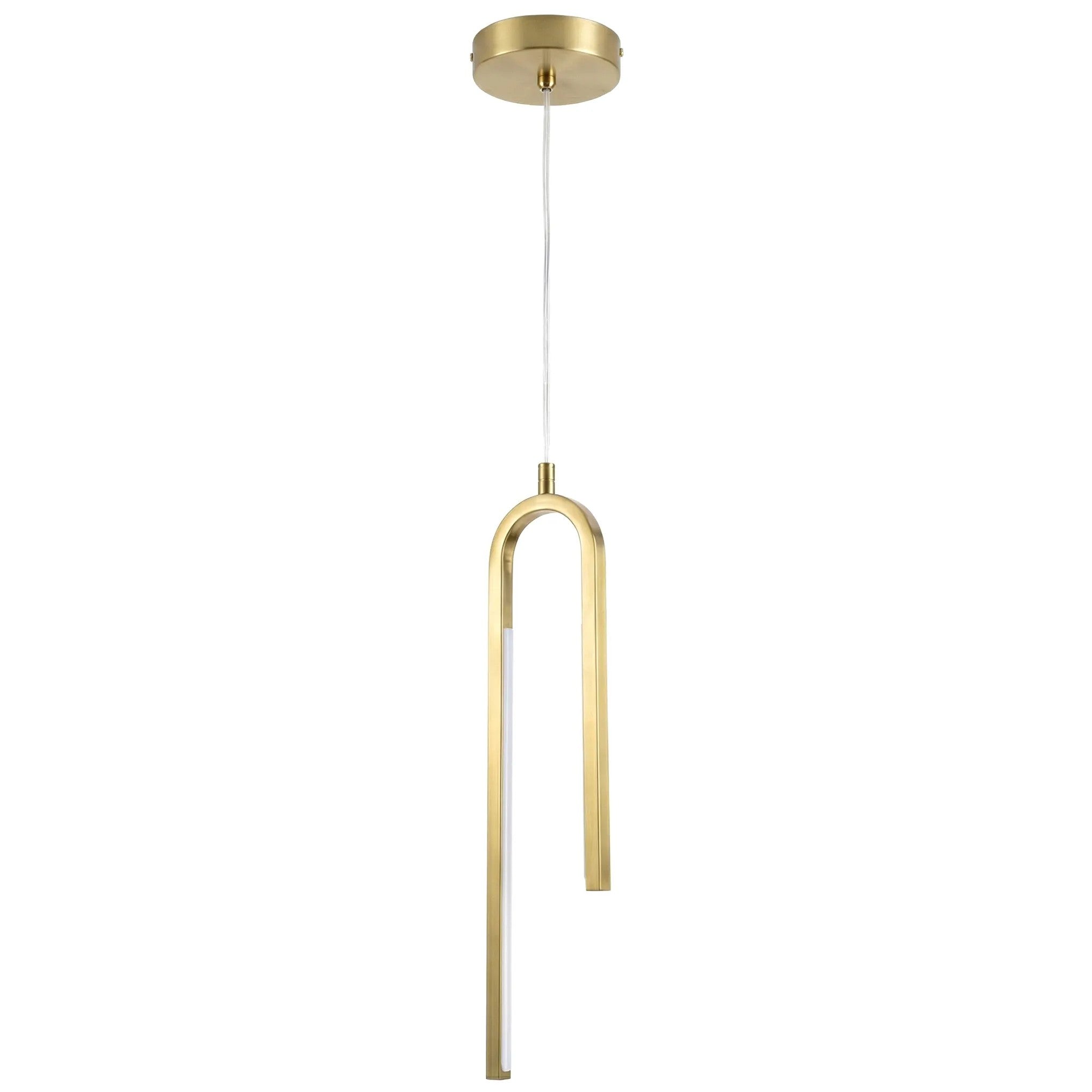 Lampa Wisząca LED APP1803-CP Złota Szczotkowana 1