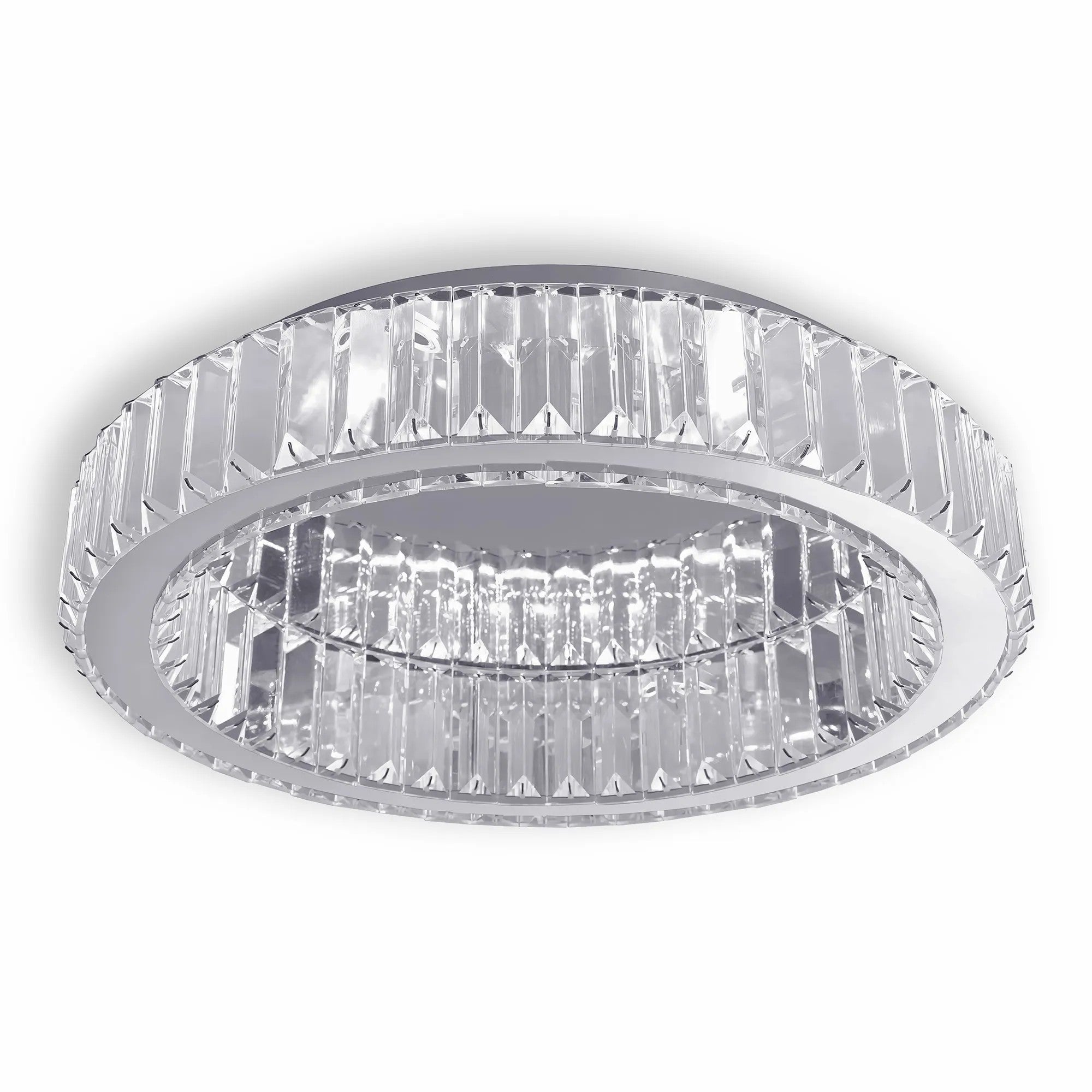 LAMPA KRYSZTAŁOWA PLAFON APP1744-C 50 Cm CHROM 1