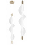 LAMPA WISZĄCA LED G008-1CP BIAŁY/ZŁOTY 1
